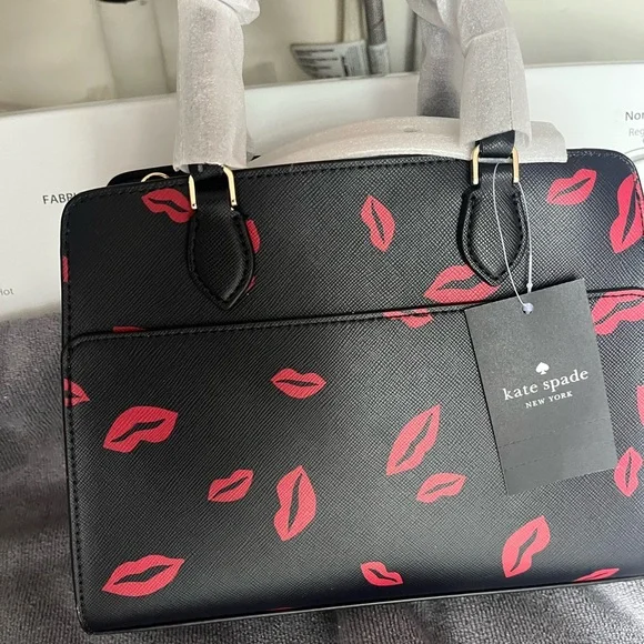 Kate Spade Black and Pink Women's Bag - Picture 2 of 9